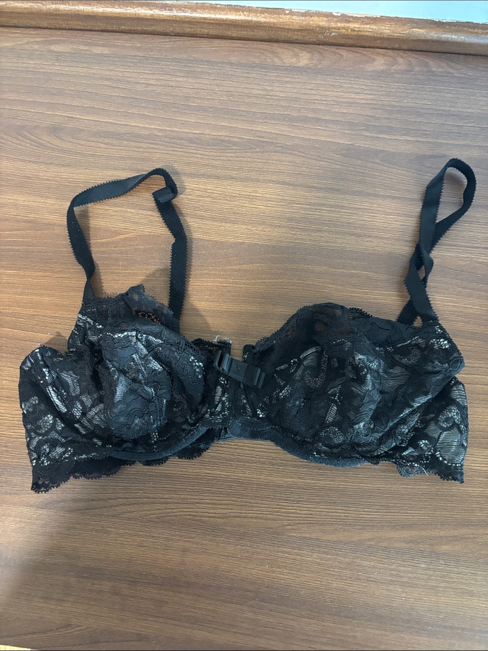 Victoria's Secret Black Lace Underwire Bra